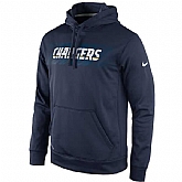 Men's San Diego Chargers Nike KO Speed Wordmark Performance Hoodie - Navy Blue,baseball caps,new era cap wholesale,wholesale hats